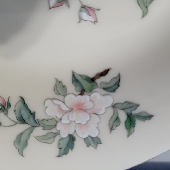 LENOX -SERENADE- Birds Floral Oval Candy Dish Excellent Condition - Picture 7 of 7